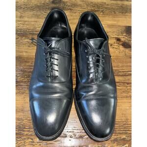 JOHNSTON MURPHY Crown Aristocraft Georgetown ll 24-4971 Black Captoe Oxford 11D